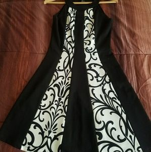 Black and white dress
